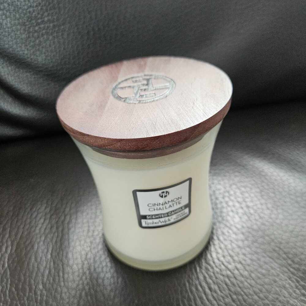 Timber Wick Scented Candle With Wood Lid 10 oz New